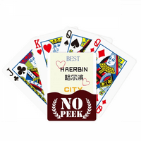 Кина Мраз Град Икона Арт Деко Мода Ѕиркаат Покер Играње Карти Приватна Игра