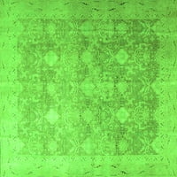 Ахгли Компанија Внатрешен Правоаголник Персиски Зелени Килими Од Традиционална Област, 8' 10'