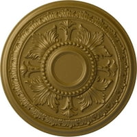 5 8 OD 1 2 P Tellson Medallion Medallion, злато со рачно насликан