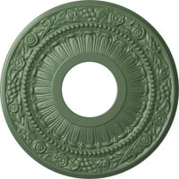 Екена Милхаурд 1 8 ОД 5 8 ИД 7 8 П Надија Медалјон, рачно насликан атински зелена