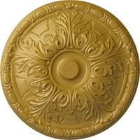 Екена Милк 3 4 ОД 5 8 П Гранада таванот Медалјон, рачно насликано иридесен злато