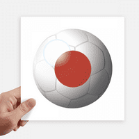 Јапонија Национално Знаме Фудбал Фудбал Налепница Тагови Ѕид Слика Лаптоп Налепница Самолепливи