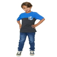 Модна маица на момчињата за чудо нација, 3-пакет, големини 4- & хаски