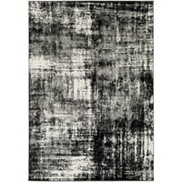 Уметнички ткајачи Алабонсон Црн модерен 2 '2'11 Област килим